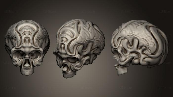 3D model Voodoo Skull (STL)